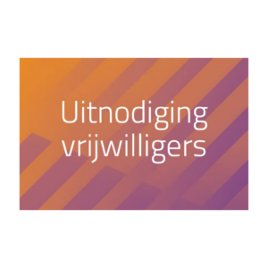 Uitnodiging deelsessie vrijwilligers