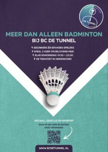 Start nieuw seizoen Badmintonclub De Tunnel Heinenoord